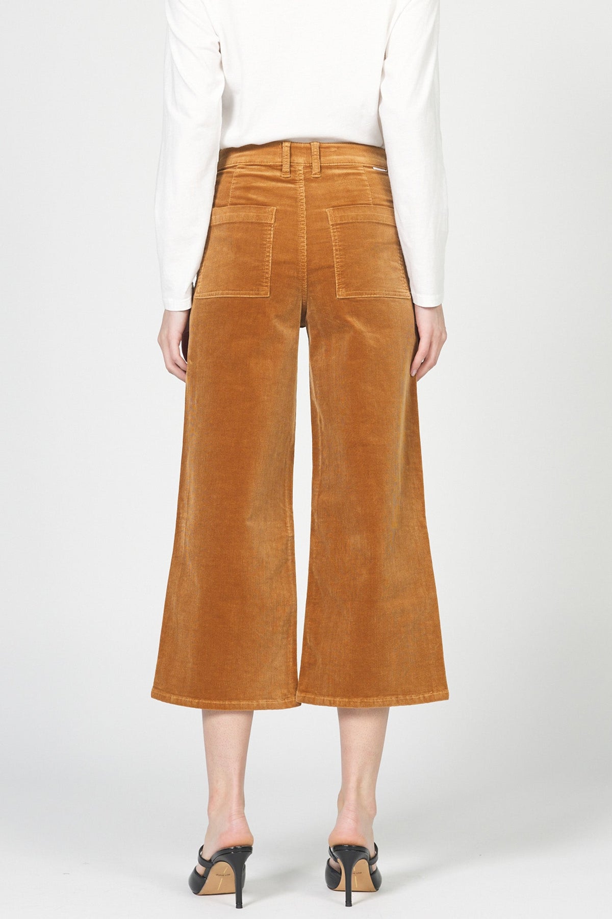audrey-wide-leg-pant-cashew-corduroy — Dear John Denim
