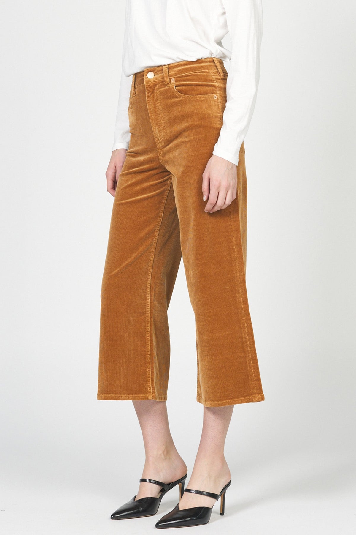 audrey-wide-leg-pant-cashew-corduroy — Dear John Denim
