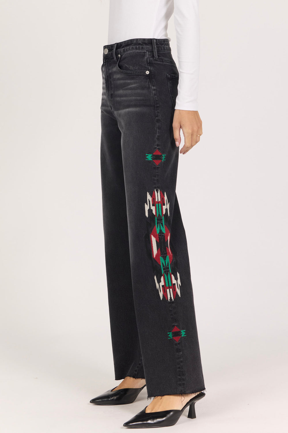 FIONA WIDE LEG JEAN VLACKLEN