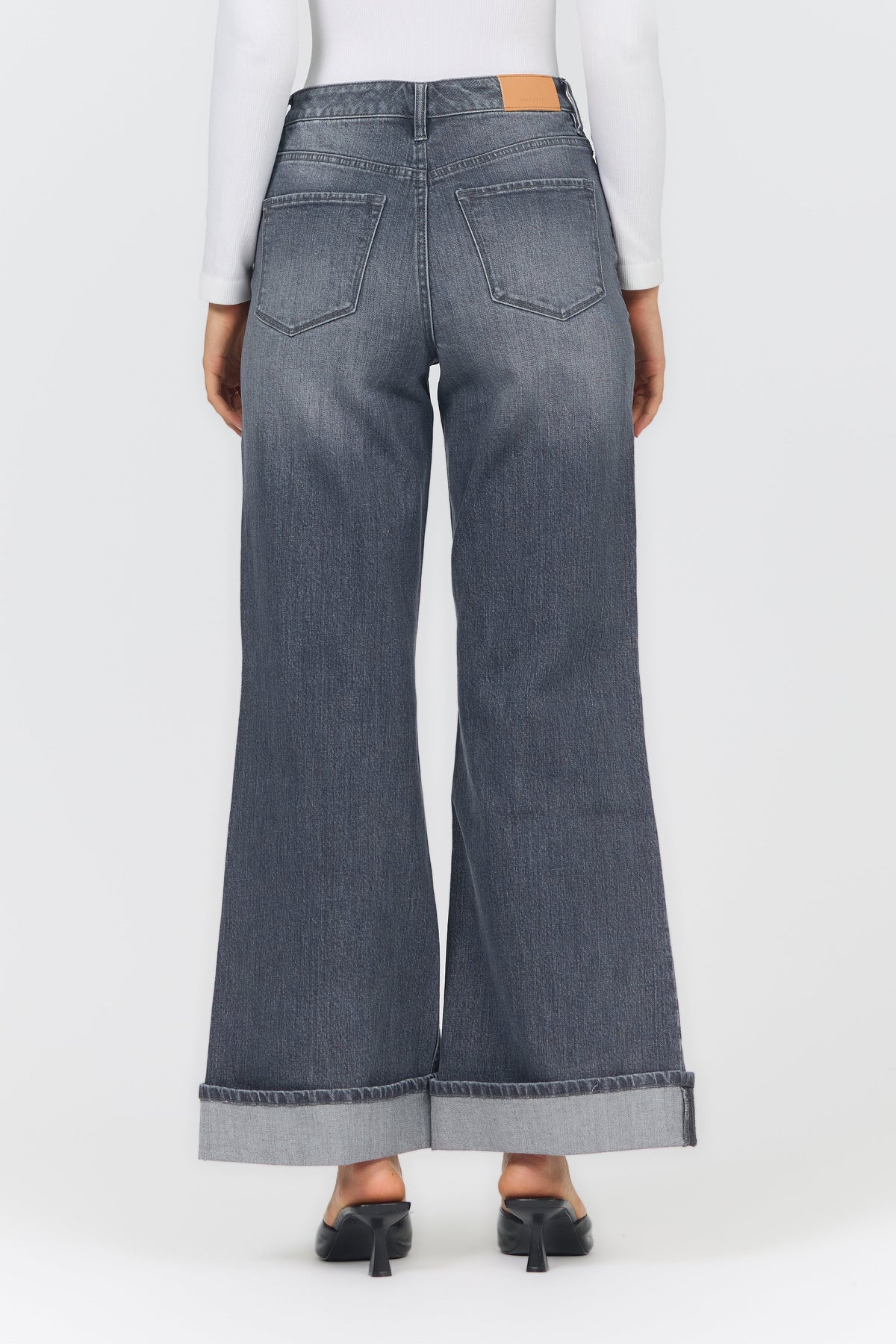 FIONA WIDE LEG JEAN EMPIRE BACK — Dear John Denim