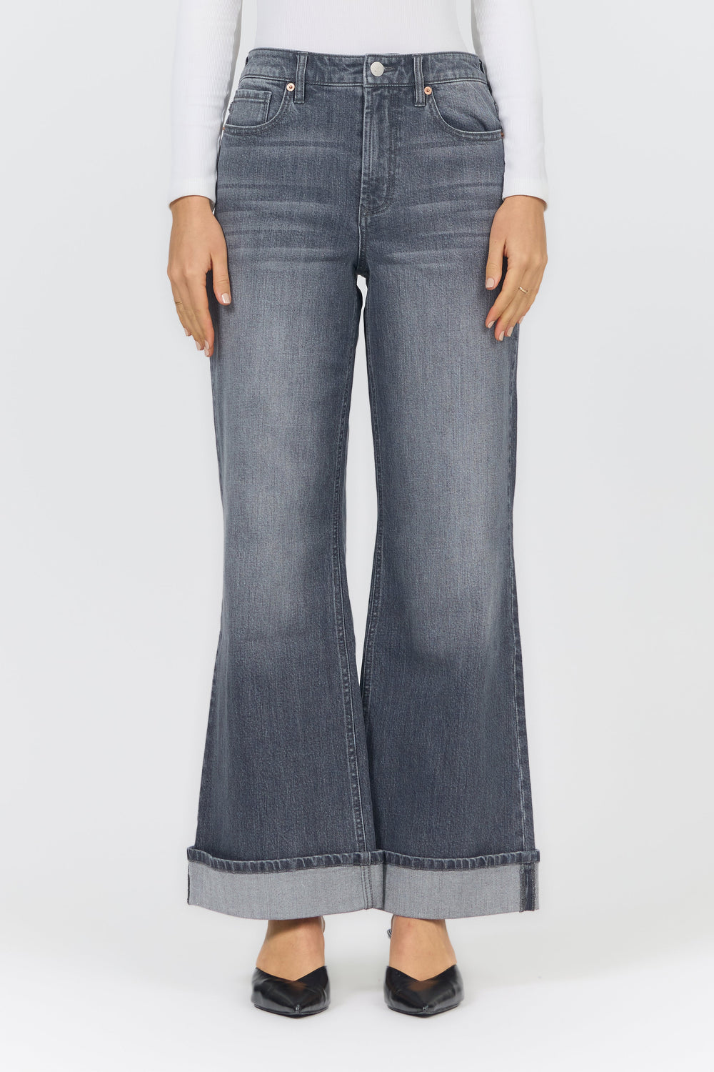 FIONA WIDE LEG JEAN EMPIRE FULL
