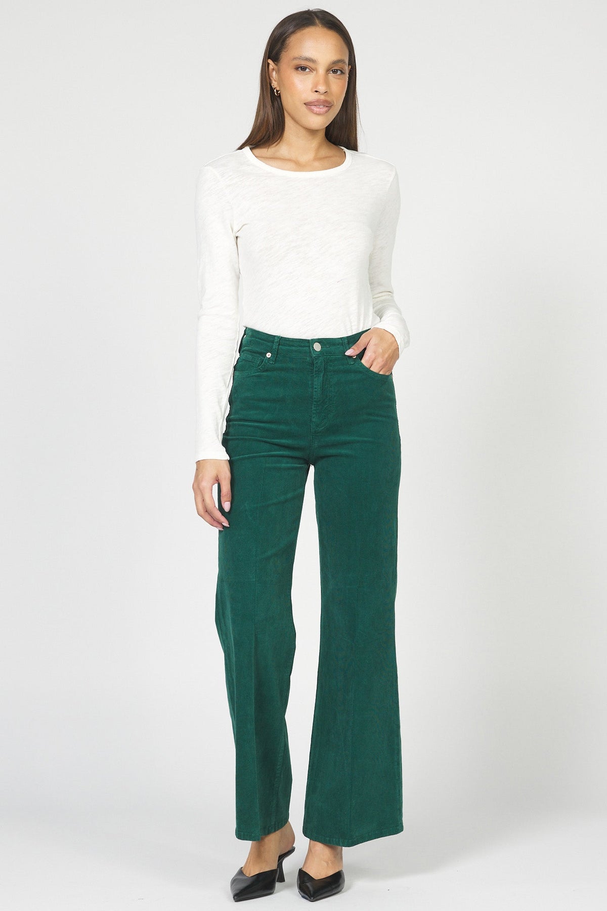 fiona-wide-leg-rainforest-corduroy — Dear John Denim