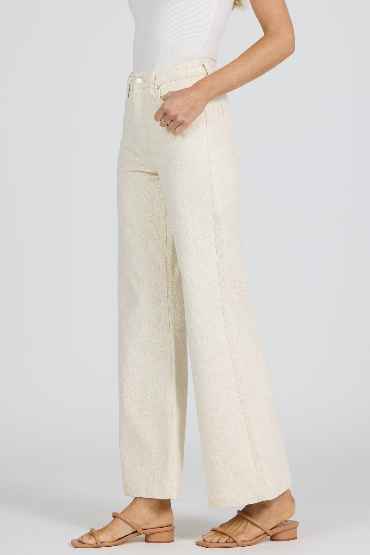 WHEAT LACE-DPM55E351WLE-3 — Dear John Denim