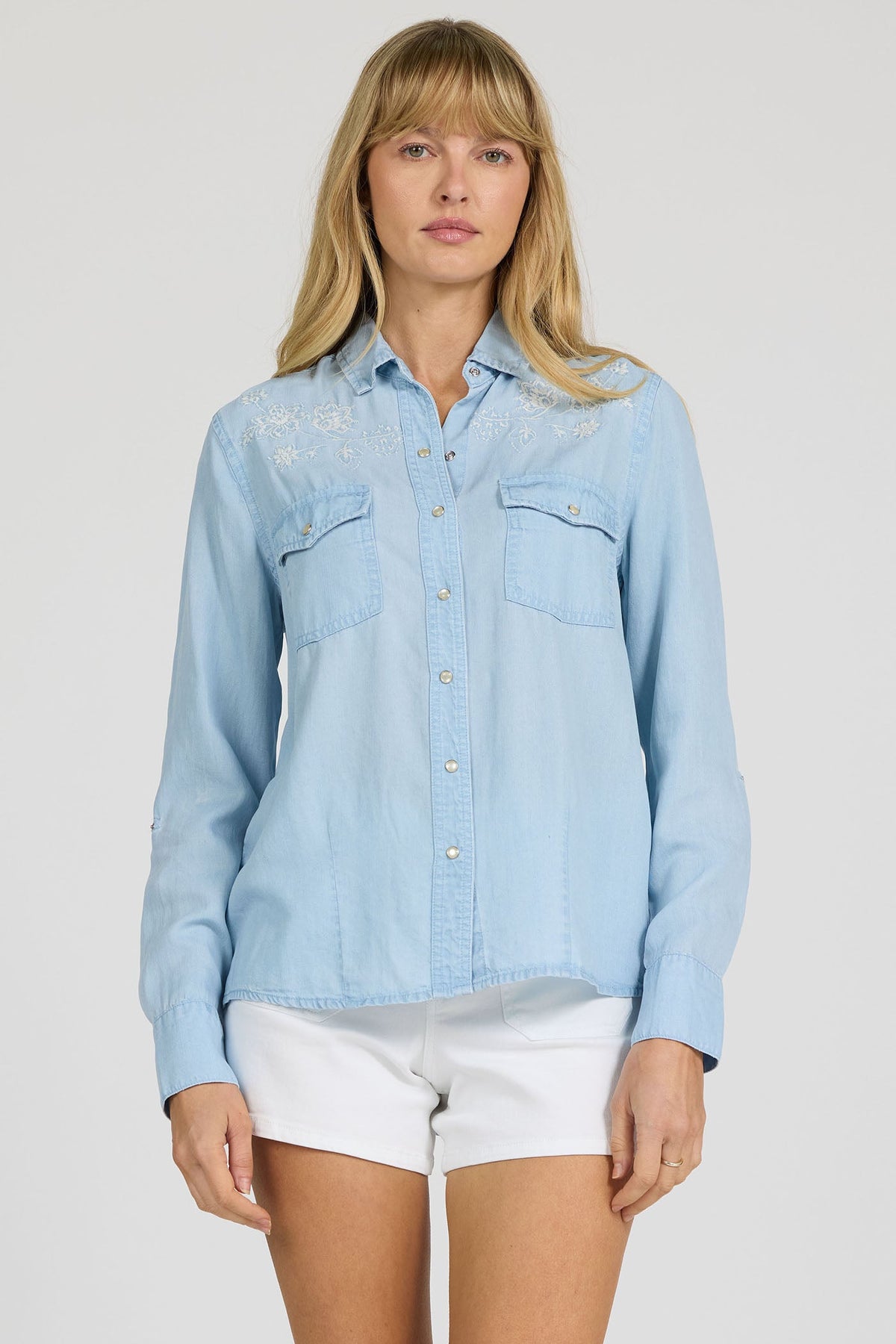 CAROLINA BLUE-DSH1047T2CNB-1 — Dear John Denim