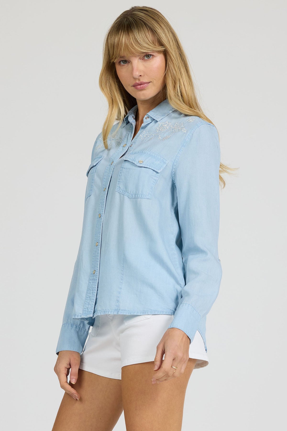 CAROLINA BLUE-DSH1047T2CNB-3 — Dear John Denim