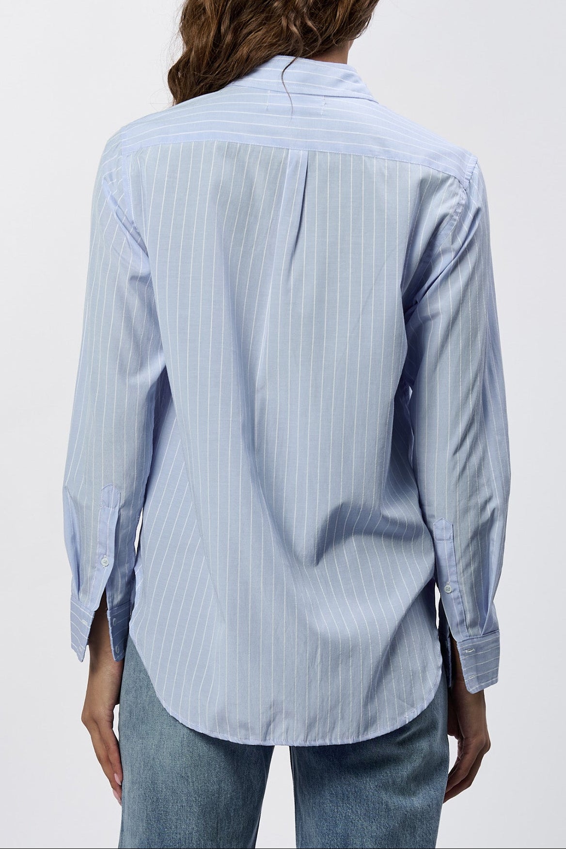 lolita-button-up-long-sleeve-boyfriend-fit-shirt-skyway — Dear John Denim