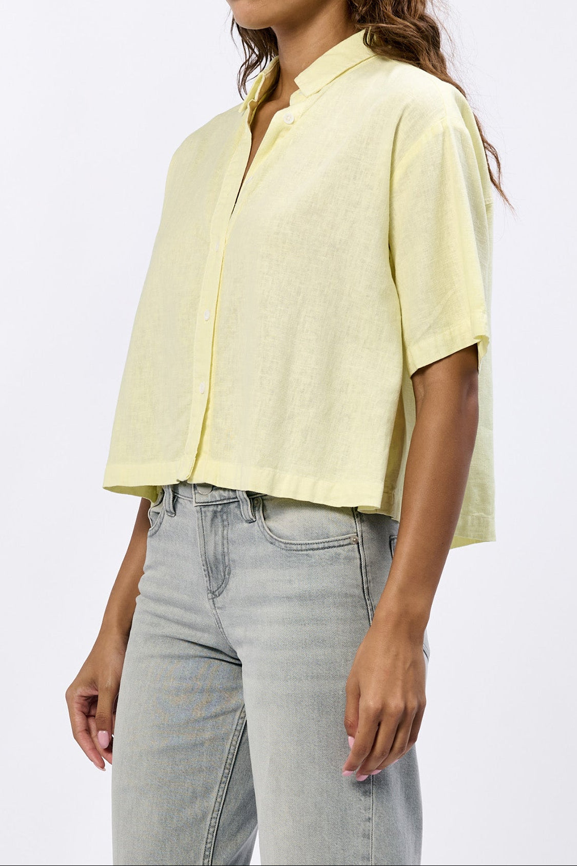PALE LIME YELLOW-DSH1421L1PMY-3 — Dear John Denim