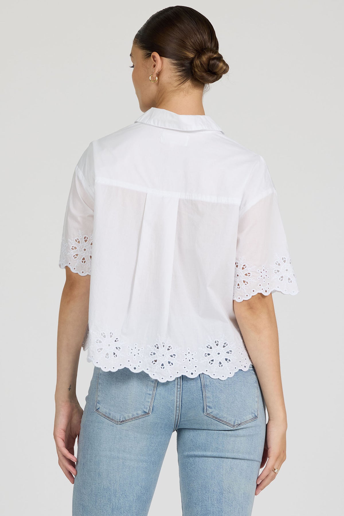 WHITE EMBROIDERED-DSH1421M9WIE-4 — Dear John Denim