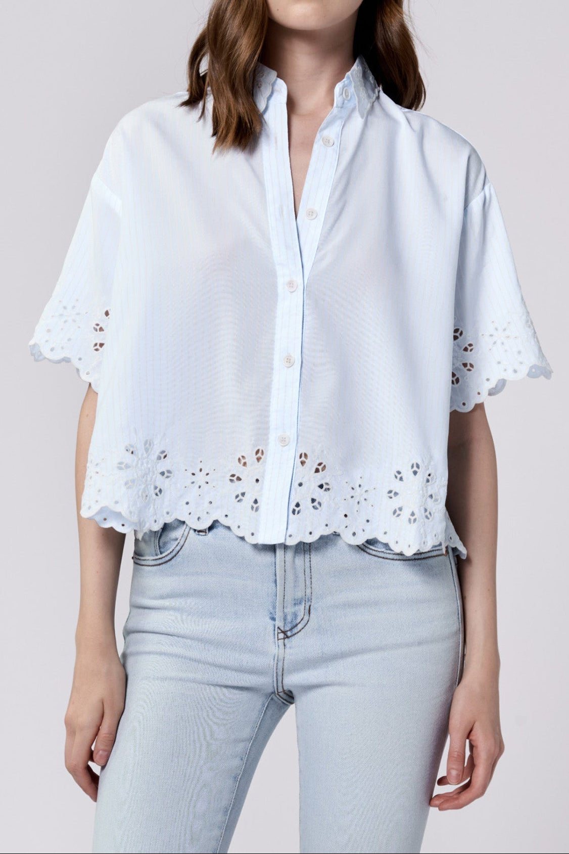 ansel-v-neck-short-sleeve-relaxed-fit-shirt-skyway — Dear John Denim