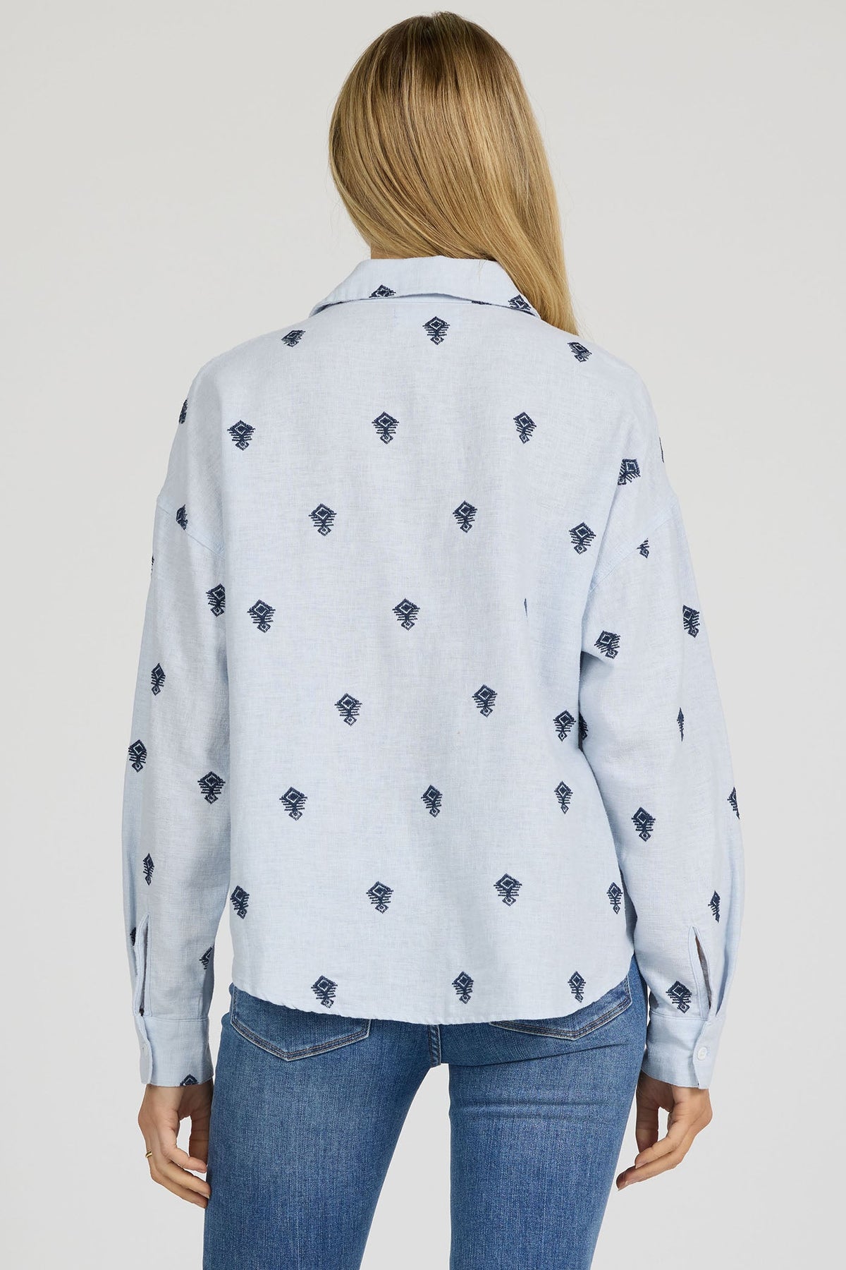 BLUE RAMA EMB-DSH1423L1BMB-4 — Dear John Denim