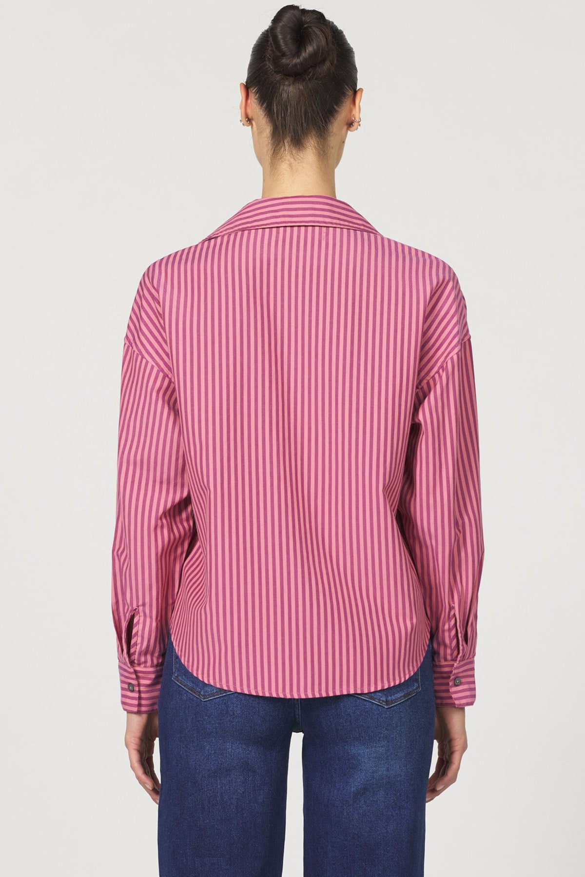 adrianna-shirt-lilas-stripe — Dear John Denim