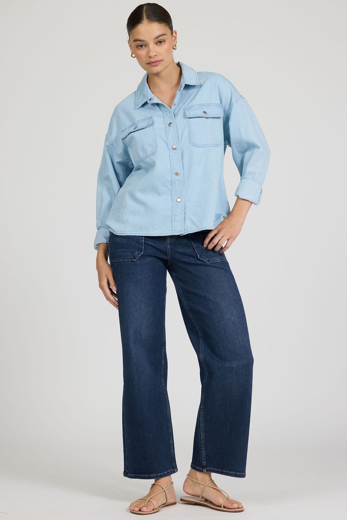 LIGHT BLUE-DSH1423T5LTB-2 — Dear John Denim
