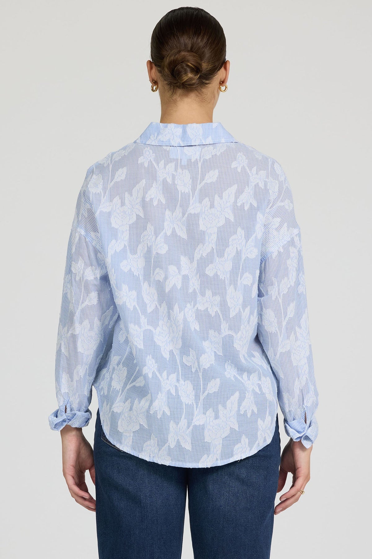 FLORAL BURNOUT-DSH1423X7FBO-4 — Dear John Denim