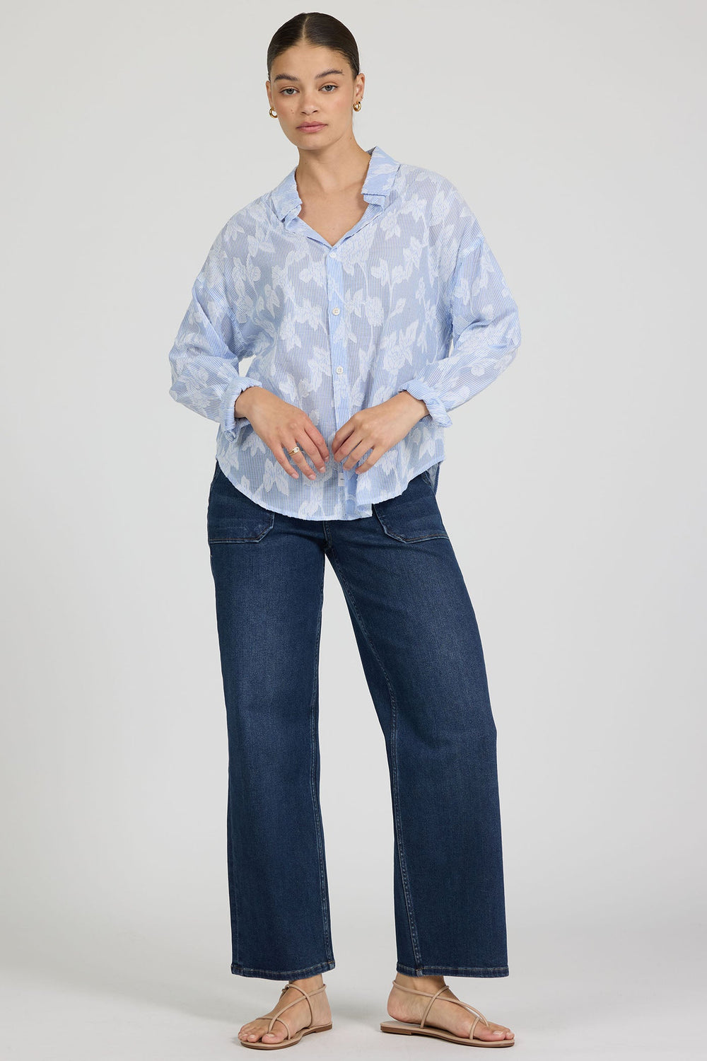 FLORAL BURNOUT-DSH1423X7FBO-2