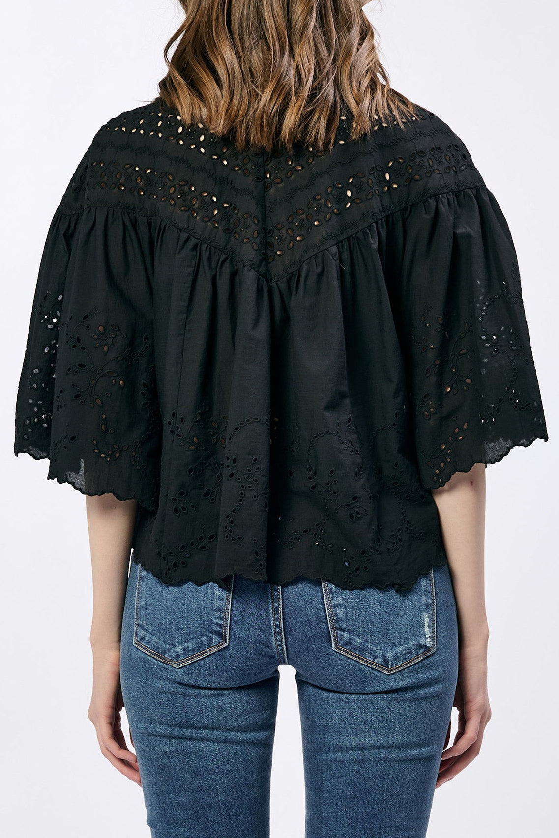 BLACK EMBROIDERY-DSH1431BLK-4 — Dear John Denim