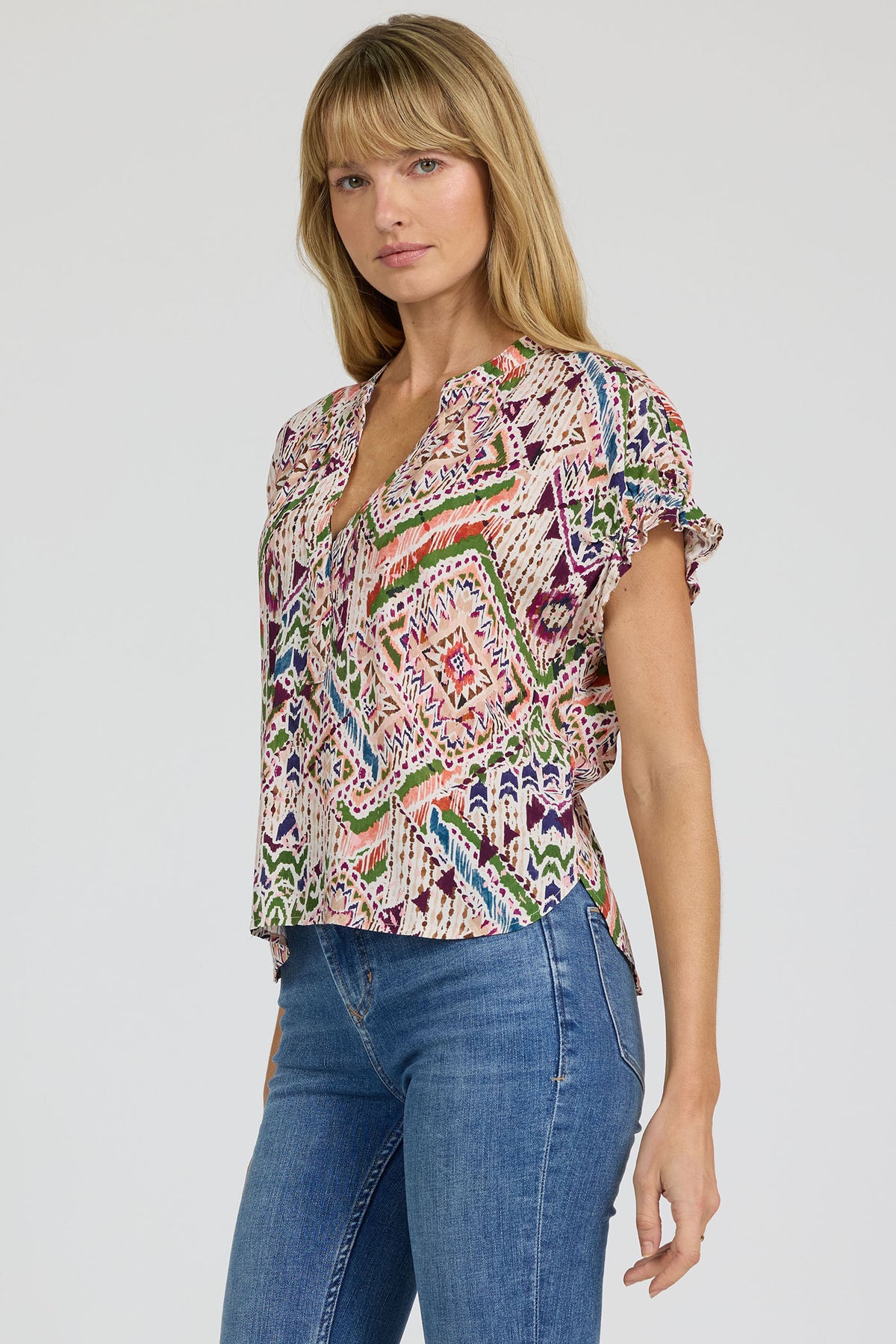 TROPICAL IKAT-DSH1432R2TPK-3 — Dear John Denim