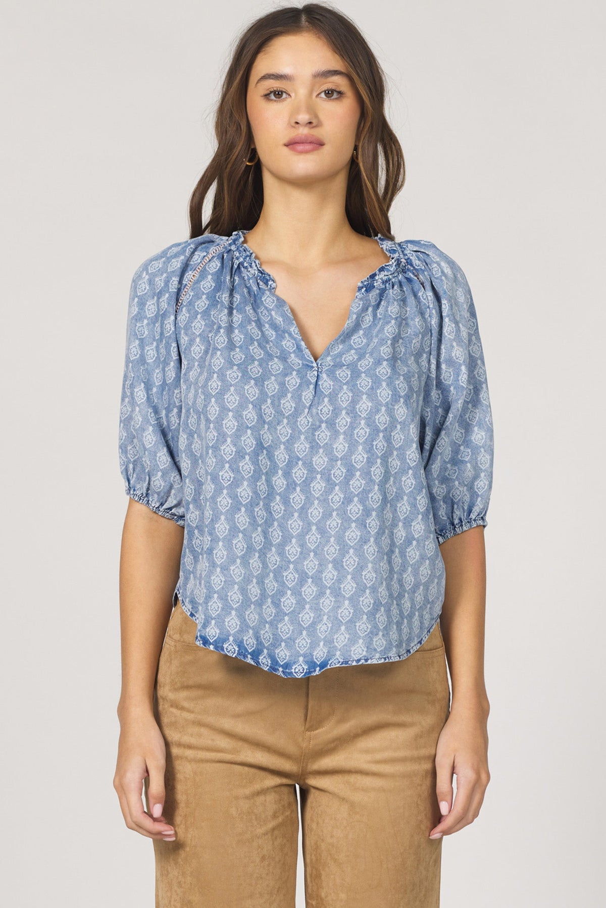TULIP CREST-DSH1433T2TUE-1 — Dear John Denim