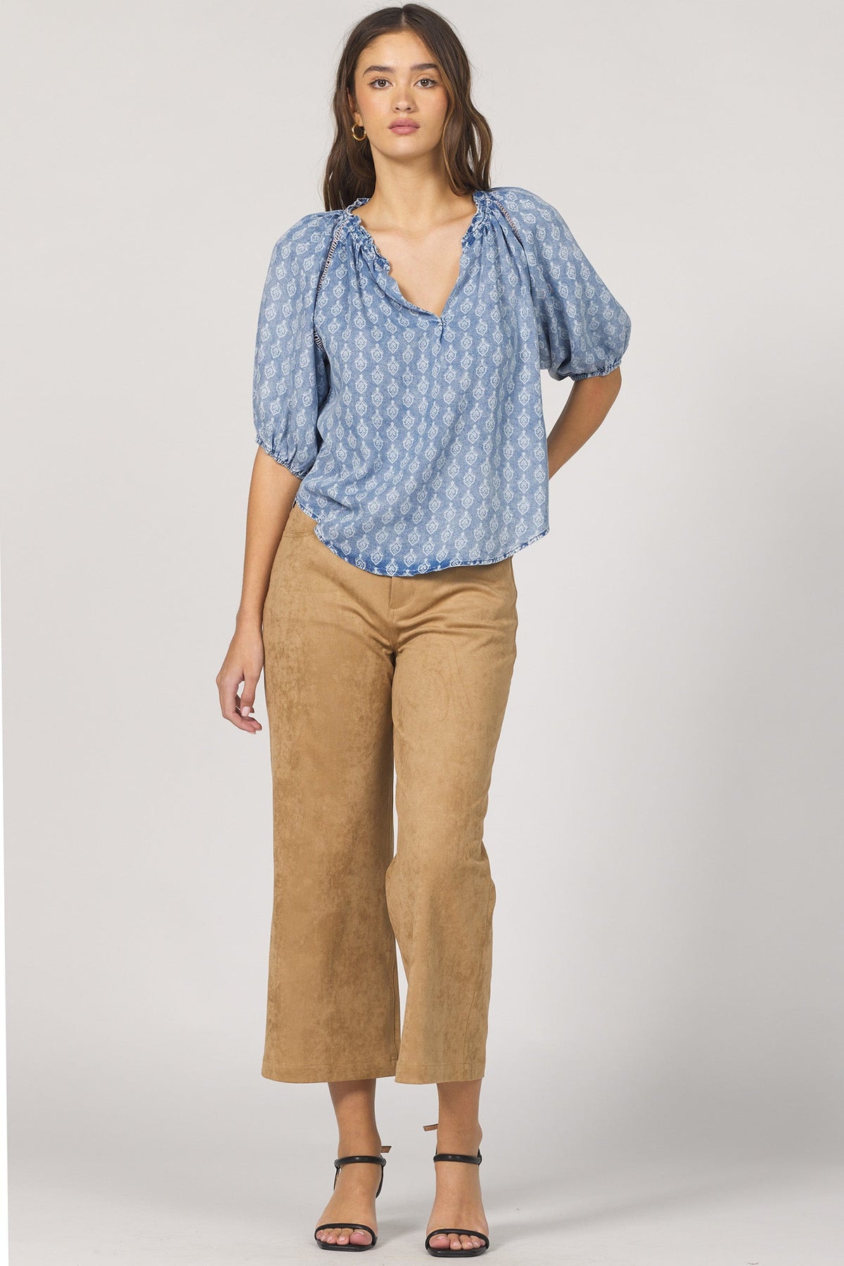TULIP CREST-DSH1433T2TUE-2 — Dear John Denim