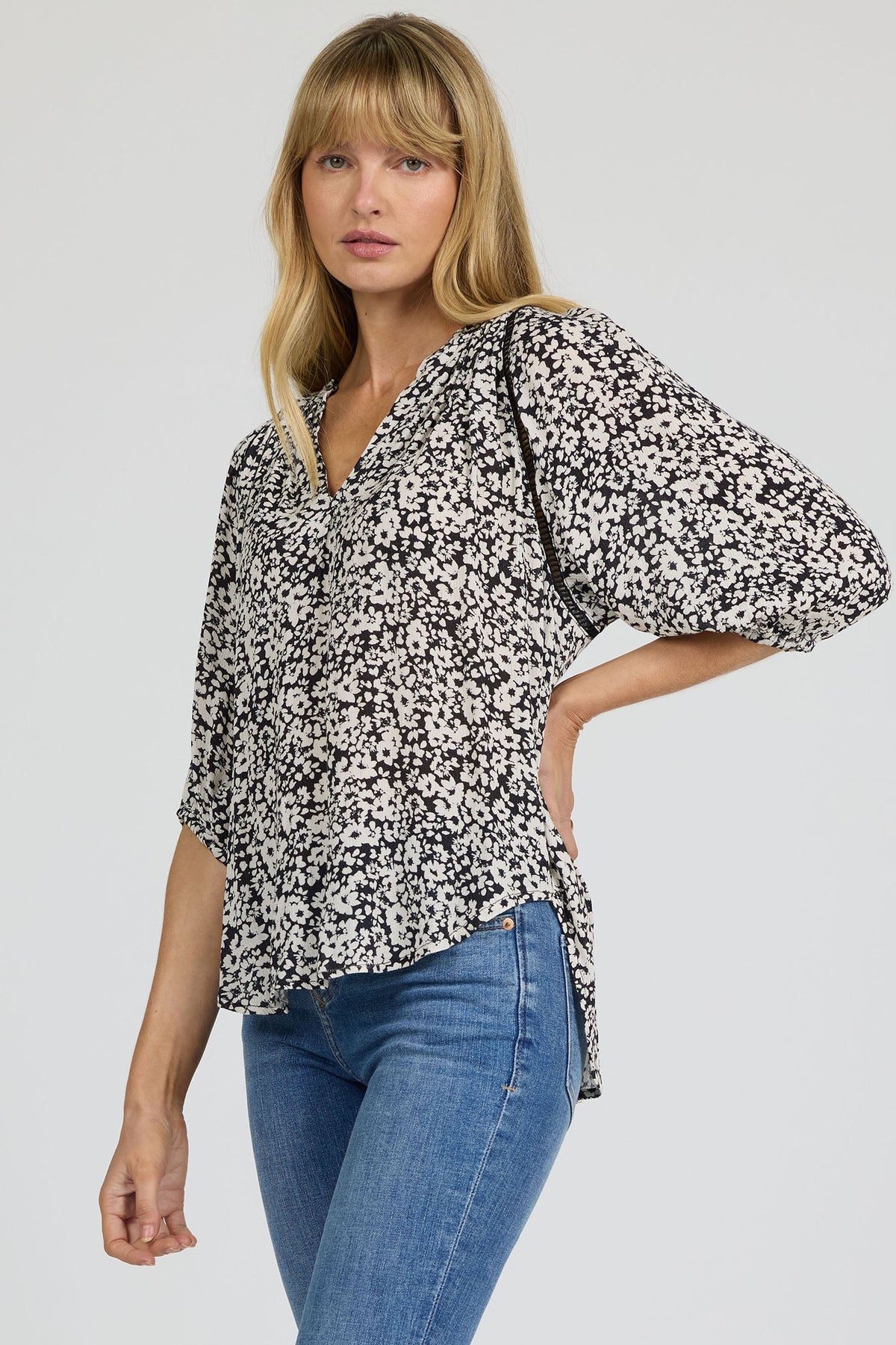 BLACK PANSEY-DSH1433Y1BPA-3 — Dear John Denim