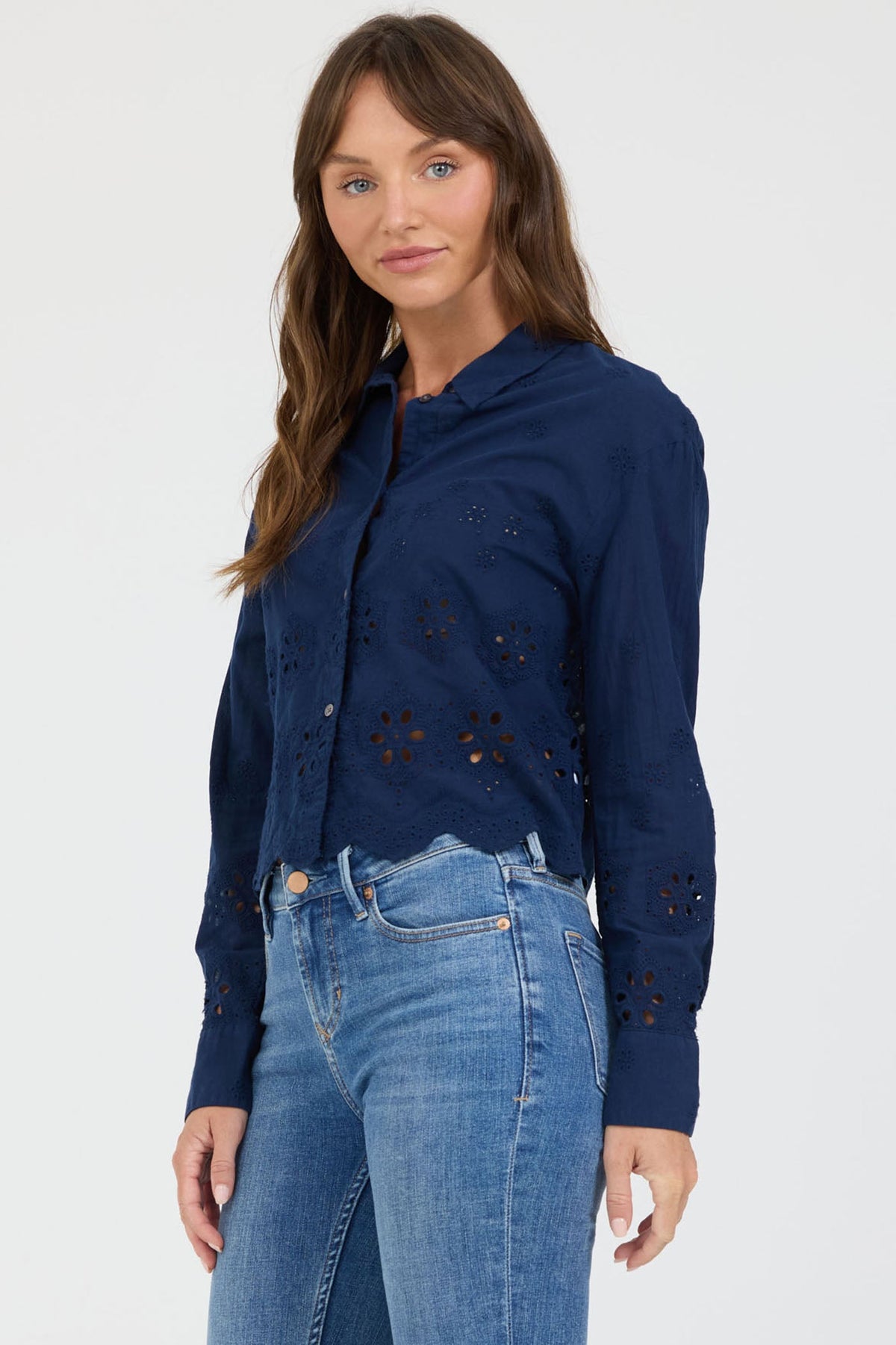 RIVIERA BLACK IRIS-DSH1436RBL-3 — Dear John Denim