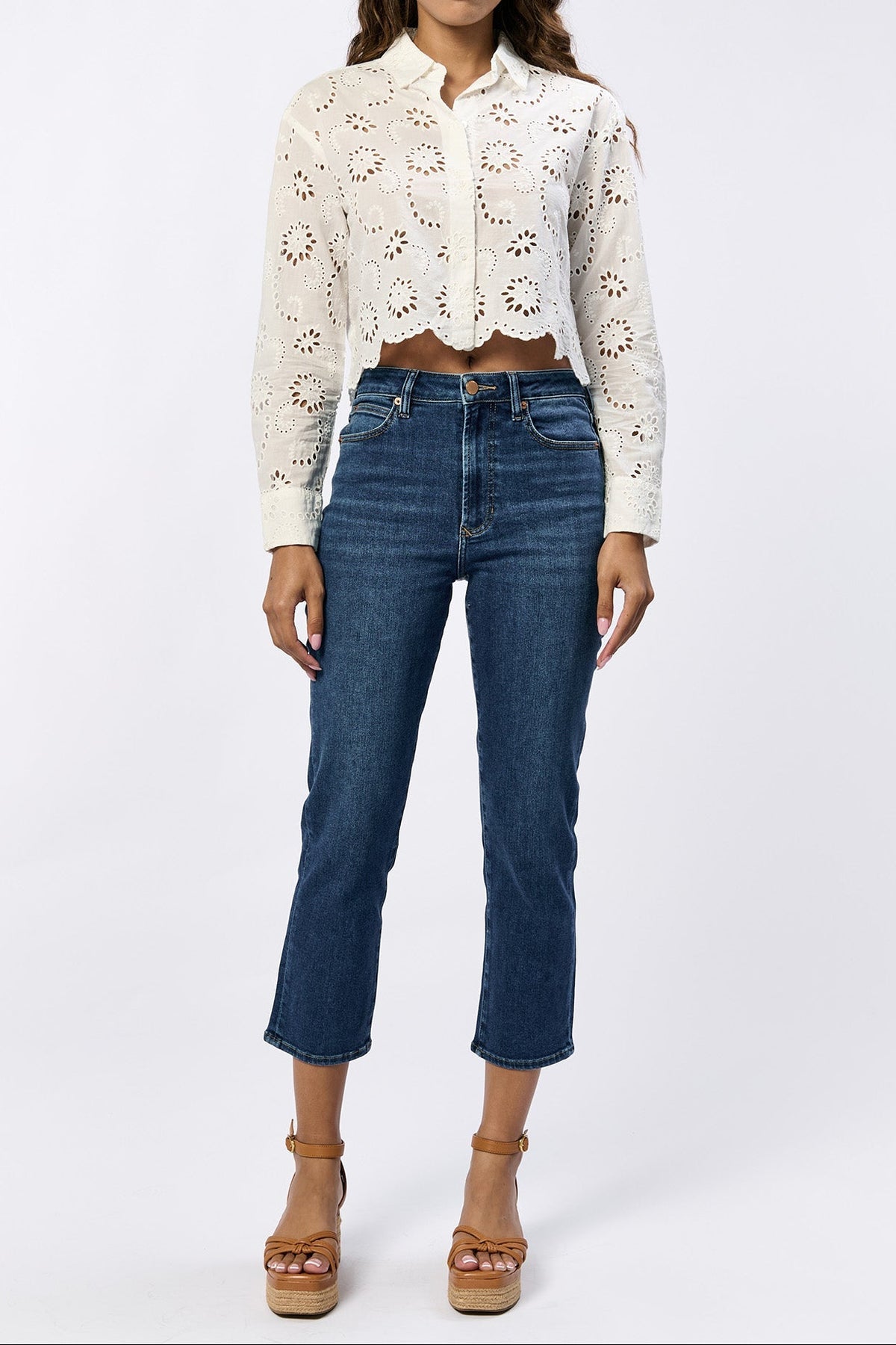 WHITE EMBROIDERY-DSH1436WHT-2 — Dear John Denim