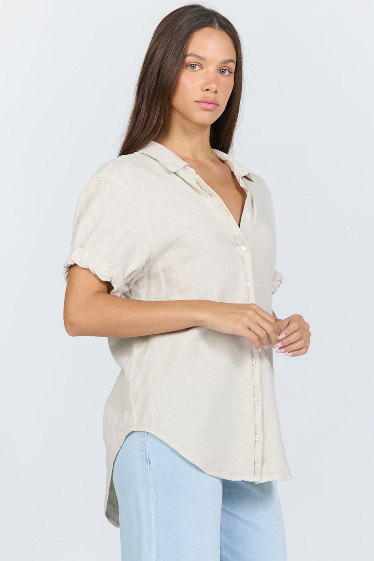TAUPE BROWN-DSH1443L1TAU-3 — Dear John Denim
