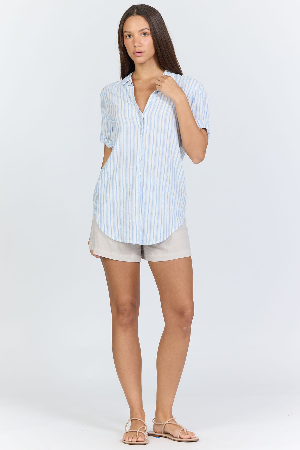 SKYWAY STRIPE-DSH1443P5SKS-2 — Dear John Denim