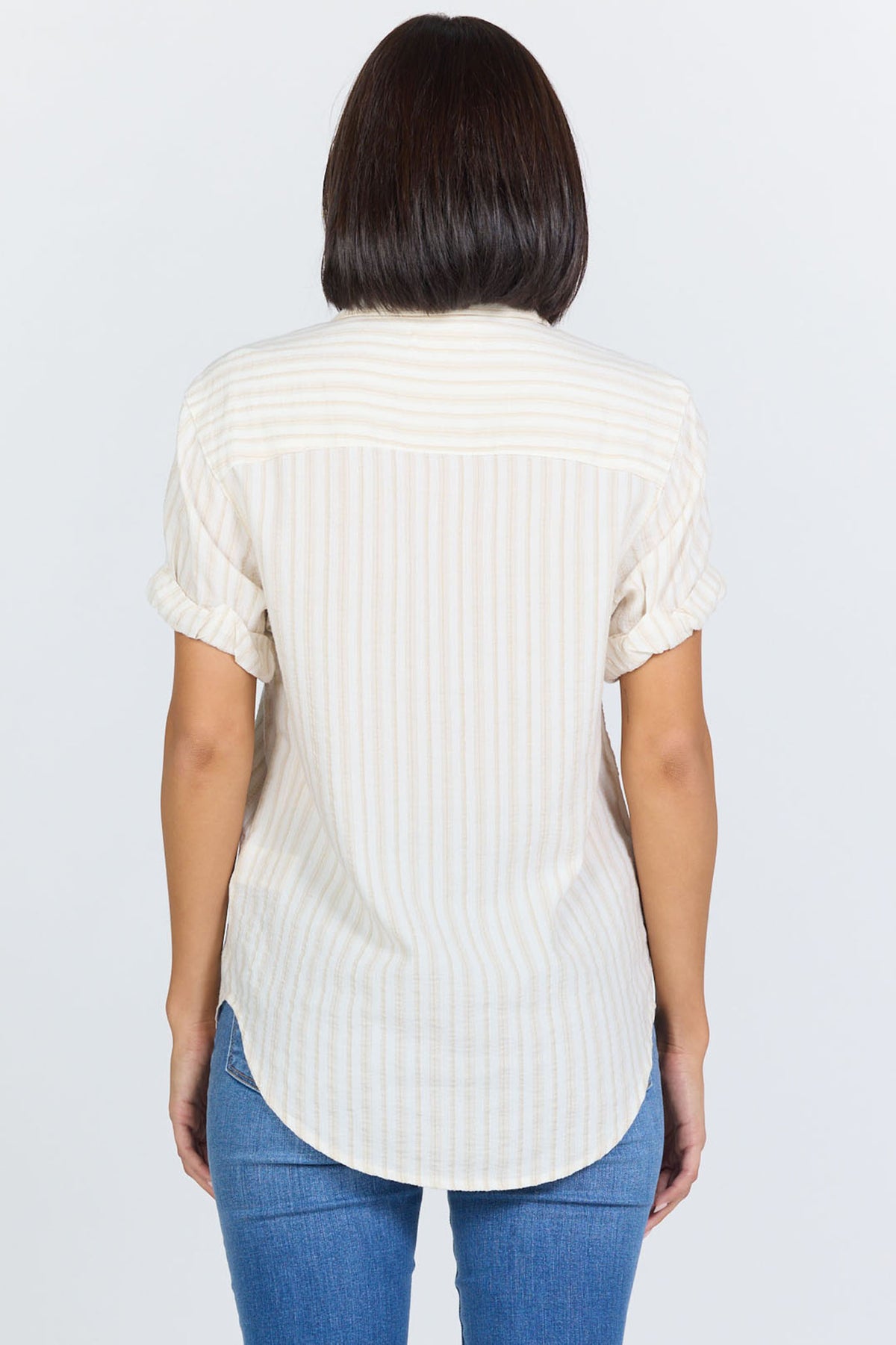 TAUPE STRIPE-DSH1443P5TAS-4 — Dear John Denim
