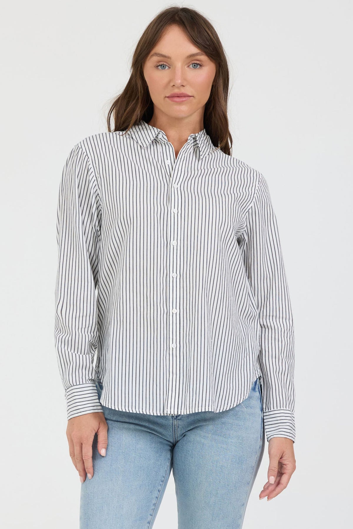 DARK GULL STRIPE-DSH1453H9DGS-1 — Dear John Denim