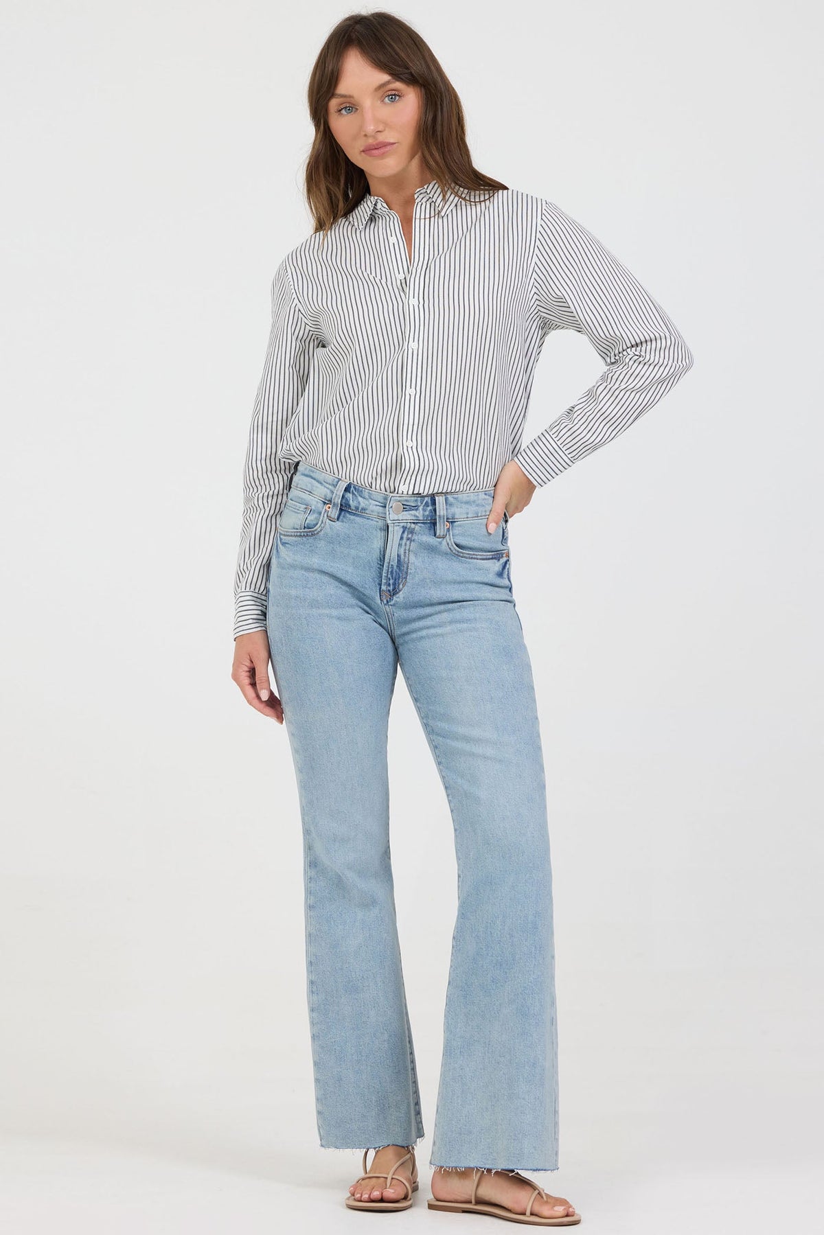 DARK GULL STRIPE-DSH1453H9DGS-2 — Dear John Denim