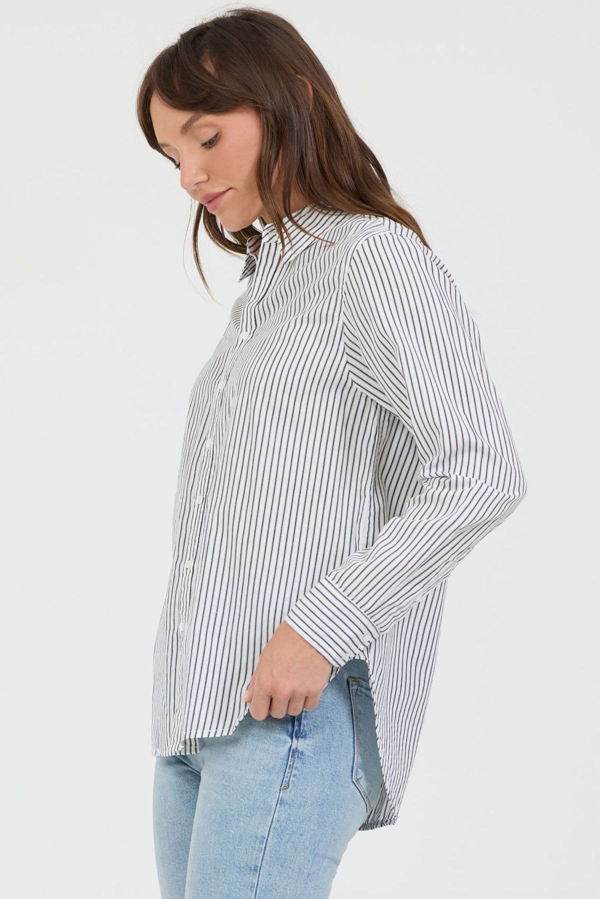 DARK GULL STRIPE-DSH1453H9DGS-3 — Dear John Denim
