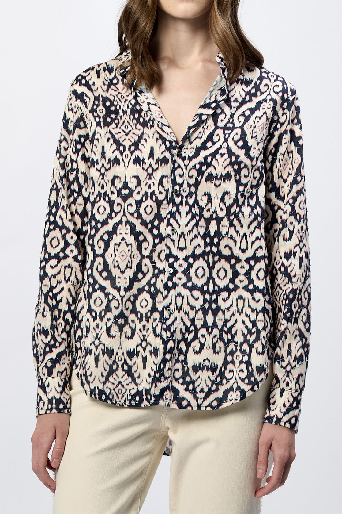 lolita-button-up-long-sleeve-boyfriend-fit-shirt-paisley-obscura — Dear John Denim