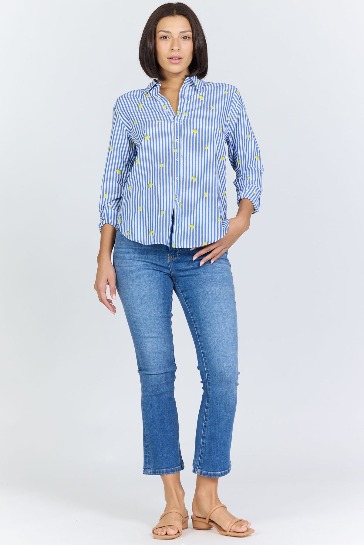BLUE LEMON EMBOIDERY-DSH1453P2BLY-2 — Dear John Denim
