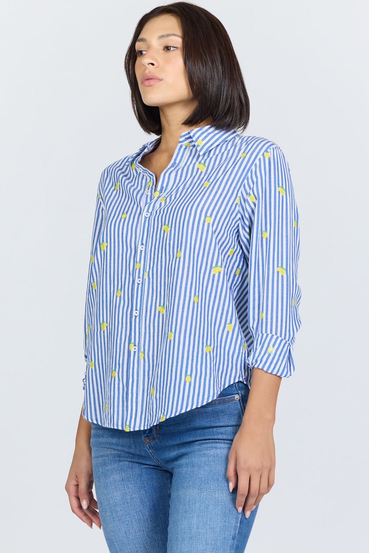 BLUE LEMON EMBOIDERY-DSH1453P2BLY-3 — Dear John Denim