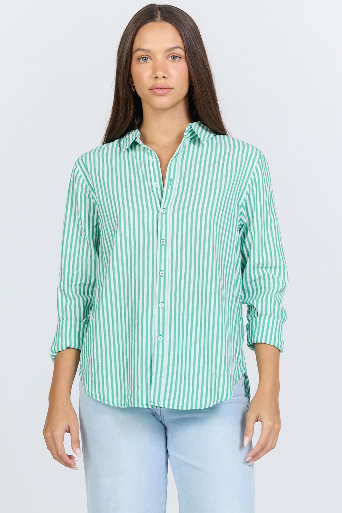 GREENGRASS STIPE-DSH1453P2GSS-1 — Dear John Denim
