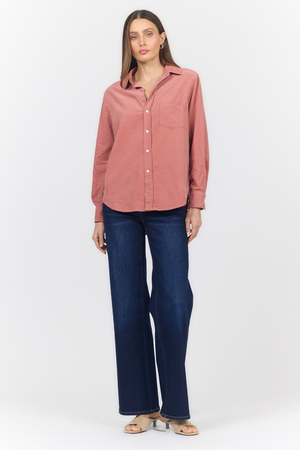 GALINA LONG SLEEVE SHIRT ROSE DAWN FULL