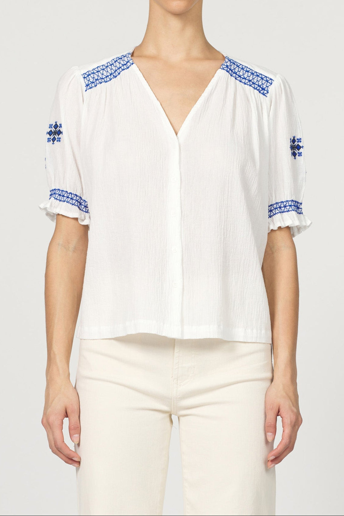 WHITE-DSH1456L2WHT-1 — Dear John Denim