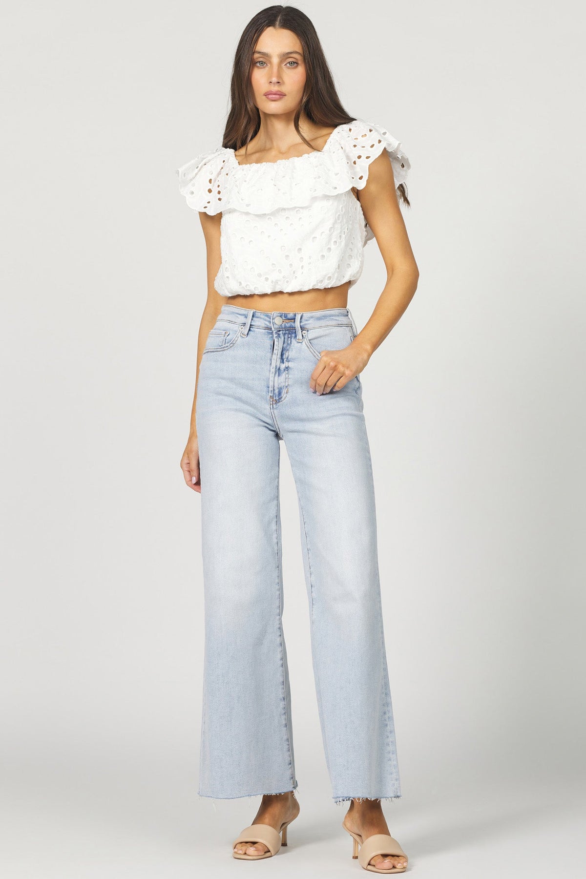 WHITE-DSH1465WHT-2 — Dear John Denim