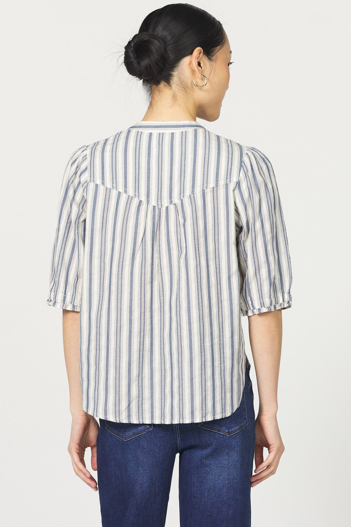 DARK BLUE STRIPE-DSH1483Z14DSP-4 — Dear John Denim