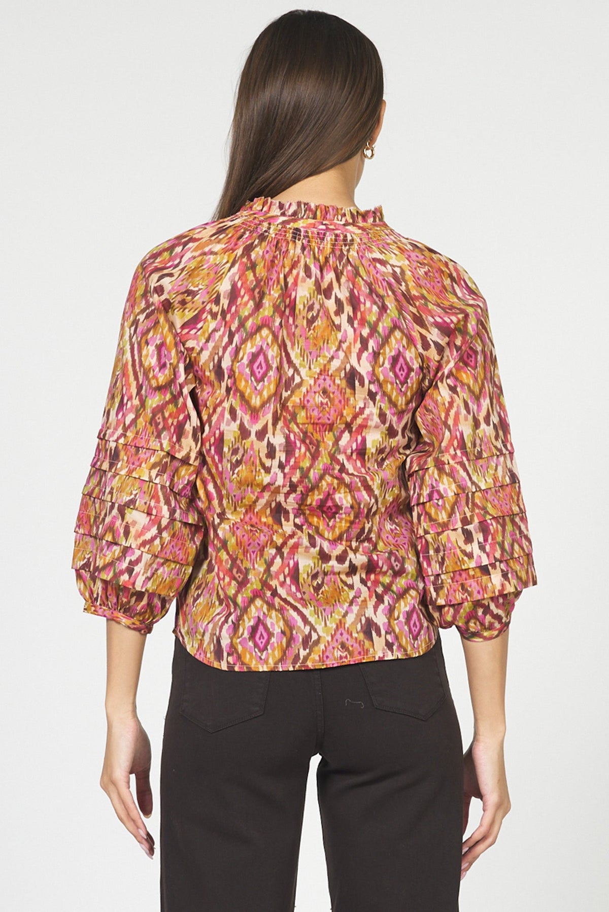 marian-novelty-top-sonora-print — Dear John Denim