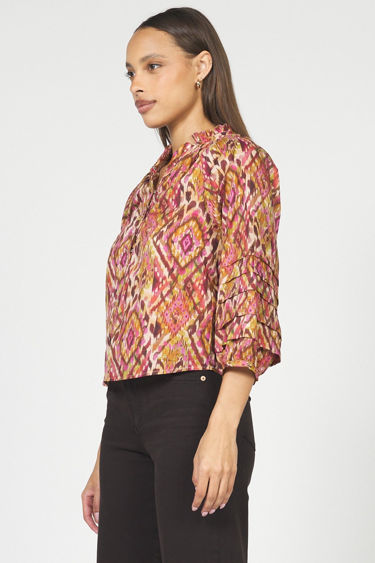 marian-novelty-top-sonora-print — Dear John Denim