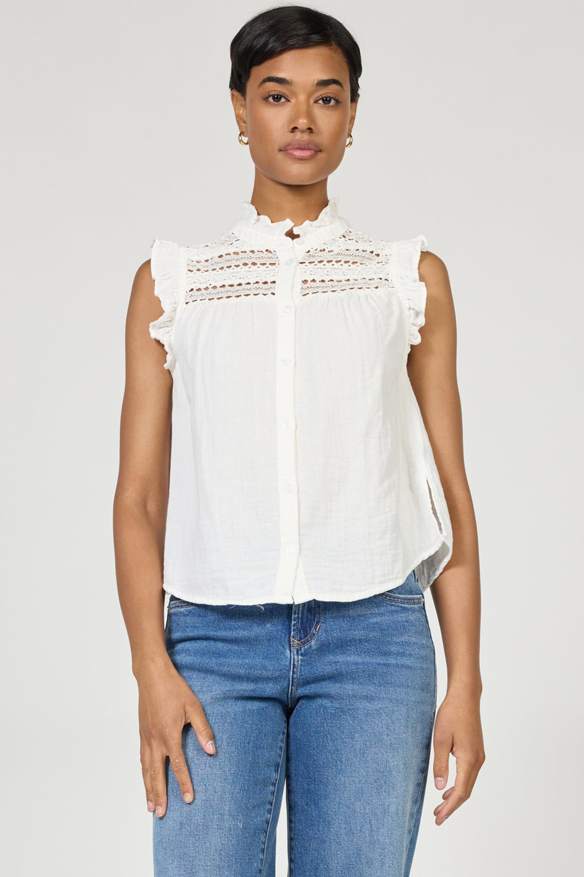 WHITE-DSH1529WHT-1 — Dear John Denim