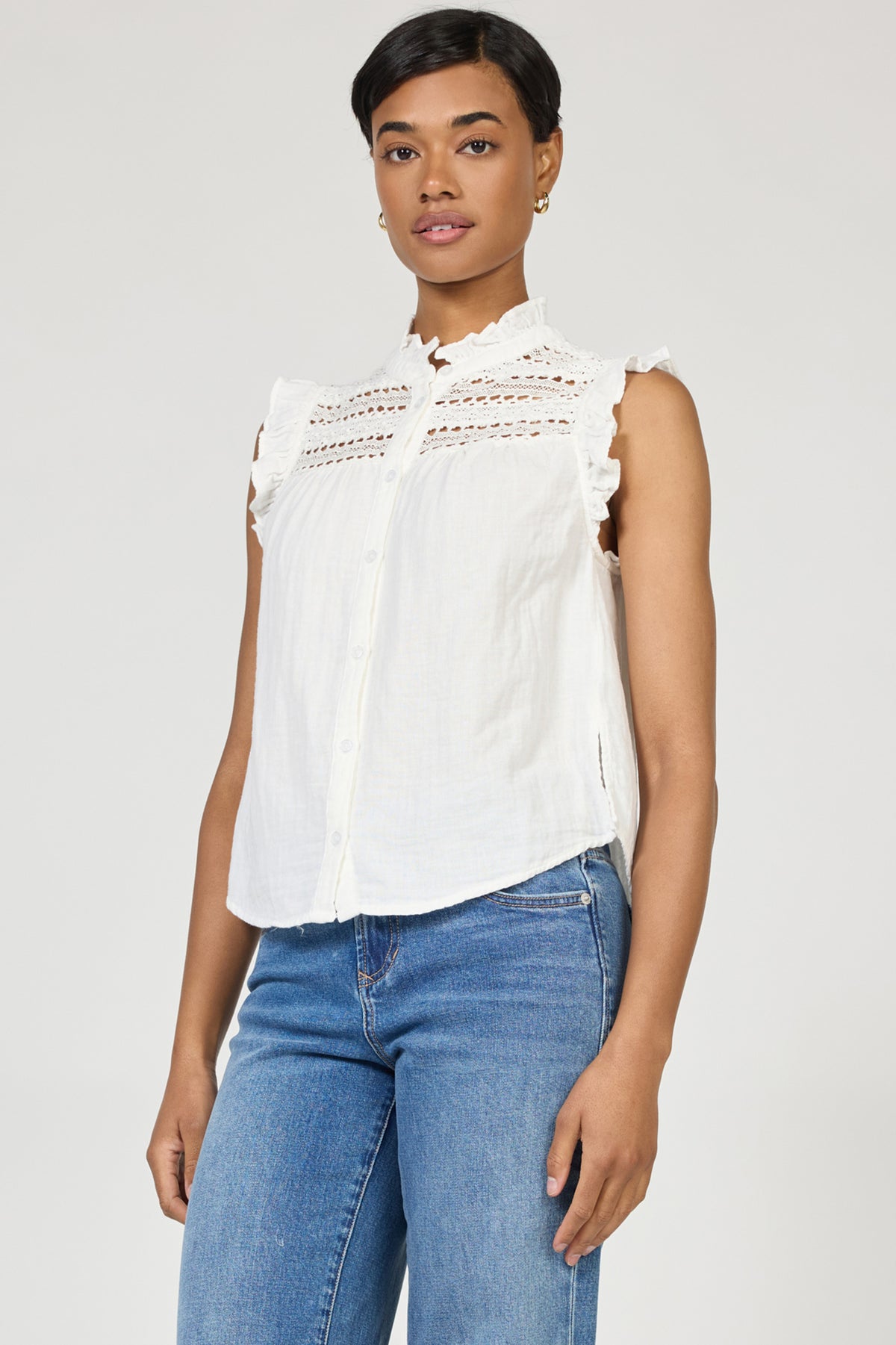 WHITE-DSH1529WHT-3 — Dear John Denim