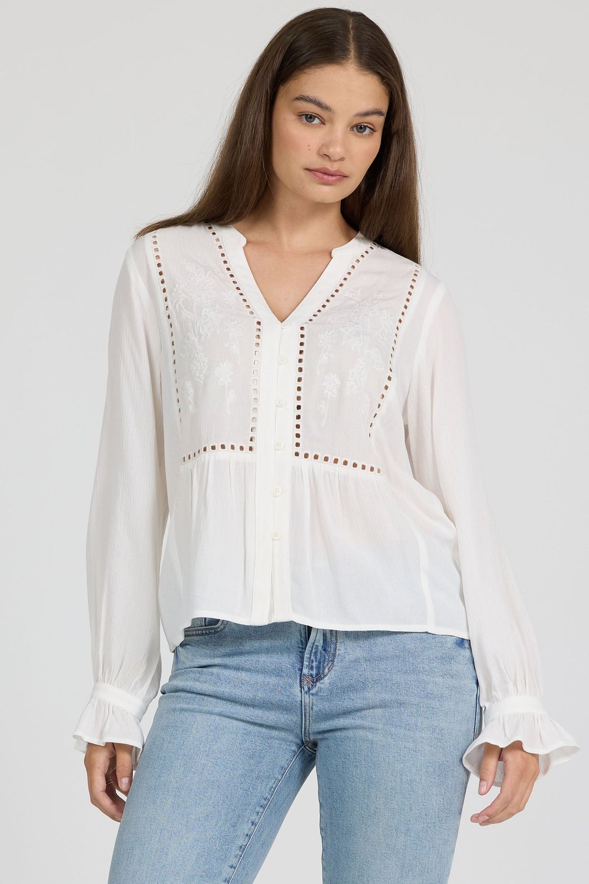 OFF WHITE-DSH1532OWT-1 — Dear John Denim