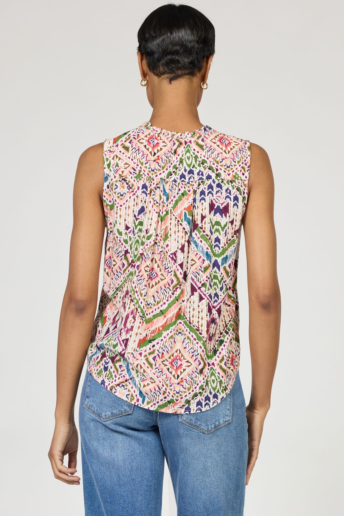 TROPICAL IKAT-DSH1534R2TPK-4 — Dear John Denim