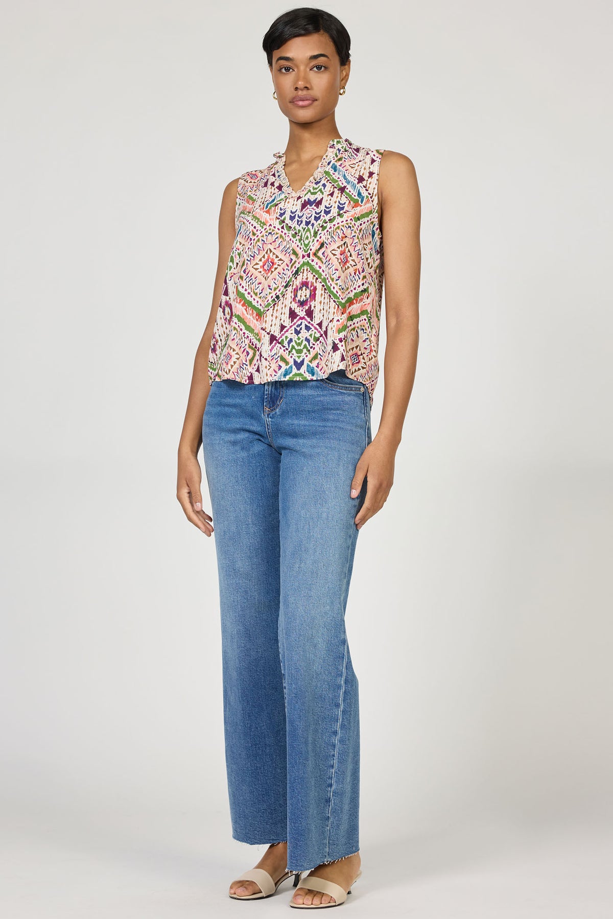 TROPICAL IKAT-DSH1534R2TPK-2 — Dear John Denim