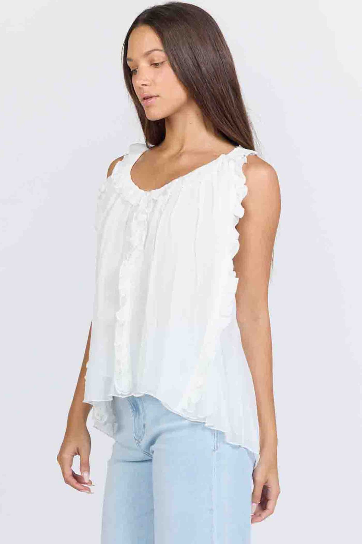 WHITE-DSH1537WHT-3 — Dear John Denim