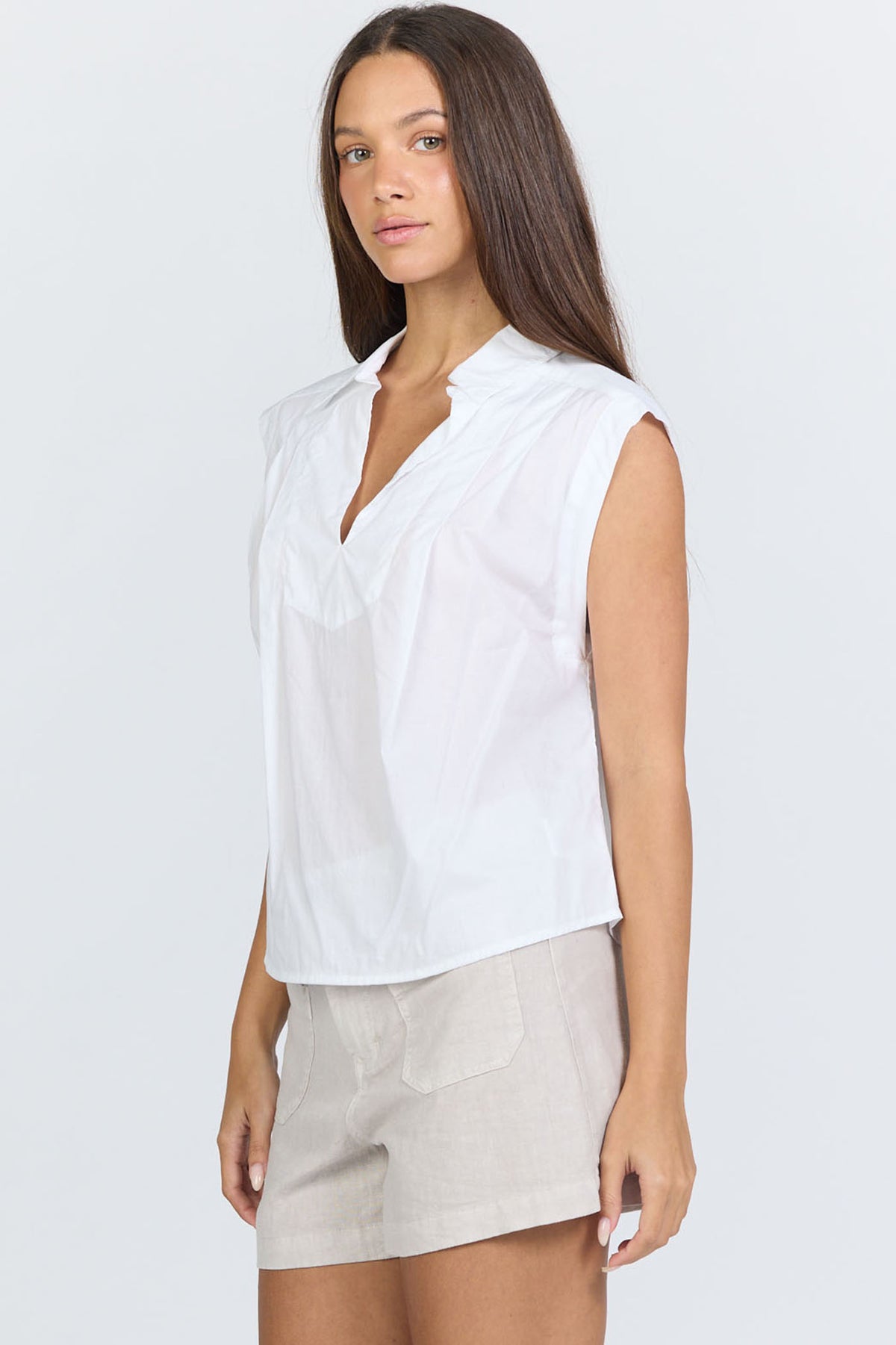 WHITE-DSH1538WHT-3 — Dear John Denim