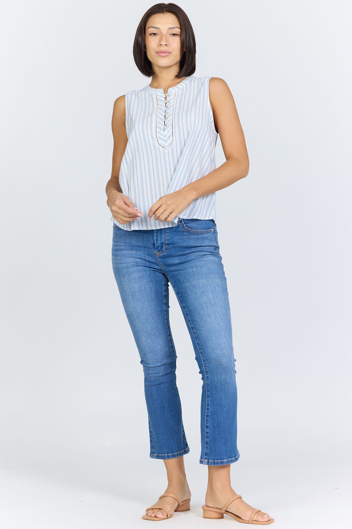 SKYWAY STRIPE-DSH1548SKS-2 — Dear John Denim