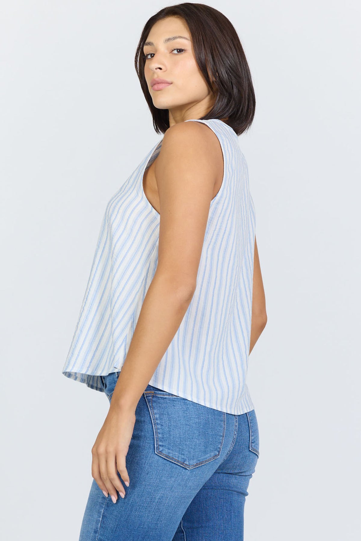 SKYWAY STRIPE-DSH1548SKS-3 — Dear John Denim